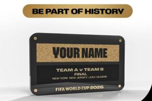 FIFA发布新收费服务:世界杯决赛地毯印名+收藏资格,仅需159美元
