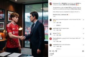 HWG确认!罗马诺透露:穆尼奥斯即将加入利物浦,触发4000万欧元解约金条款!