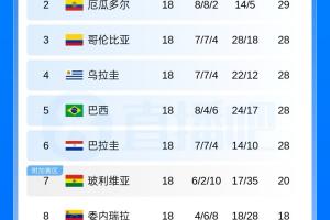 南美世预赛巴拉圭18战仅丢10球，世界杯首战半场已丢3球，表现迥异