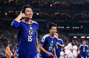 开场仅4分钟！镰田大地创下日本队世界杯最快进球纪录