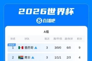 世界杯小组赛积分榜揭晓：巴德荷比西法阿英各小组头名晋级