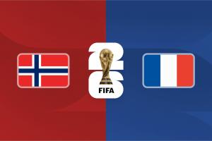 世界杯：挪威对阵法国首发名单出炉！姆巴佩领衔，哈兰德替补，登贝莱出战
